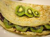 Crêpe nutella kiwi