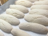 Biscuits longs au sucre