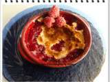 Crumble de prunes et framboises