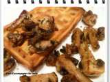 Gaufre de champignons d’Alain ducasse