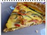 Tarte lardons-courgettes