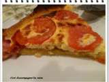 Tarte tomate et jambon à la moutarde ww