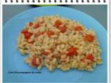 Tortis façon risotto aux tomates cerises ww