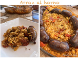 Arroz al horno, riz au four au boudin