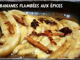 Bananes flambées aux épices