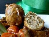 Beef and Guinness Stew with dumplings façon Jamie Oliver