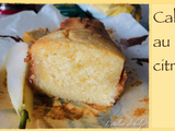 Cake au citron, au sirop de citron