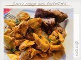 Curry rouge thaïlandais aux tortellinis
