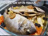 Daurade royale au fenouil et aux citrons confits