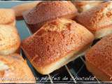 Financiers aux pépites de chocolat