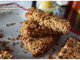 Flapjacks (barre de céréales) aux flocons d’avoine et aux fruits secs