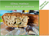 Gâteau moelleux à la confiture de tomates vertes aux blancs d’œufs