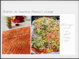 Gravlax au fenouil et à orange