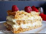 Millefeuille pâtissier à la crème diplomate