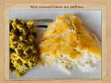 Riz croustillant au safran, recette d’Iran