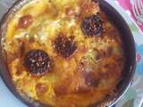 Clafoutis poireaux-cancoillotte-chorizo