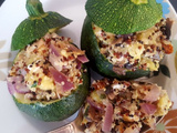 Courgettes farcies au quinoa