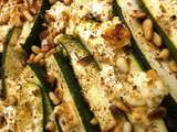 Courgettes grillées au four