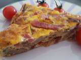 Frittata au jambon vendéen et légumes