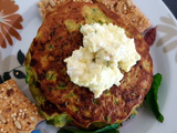 Galettes aux herbes et courgettes