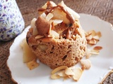 Mug cake poire-amandes