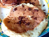 Pan-cakes aux pépites au fromage blanc