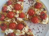 Quiche riz-ToMATES cerises et burrata