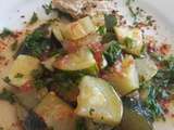 Salade de courgettes au cumin