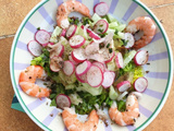 Salade fraîcheur aux crevettes