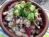 Salade sarrasin-haricots blancs-avocat