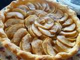 Tarte aux pommes confites