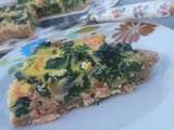 Tarte saumon-épinards