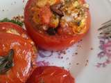 Tomates farcies vegan de marie chioca