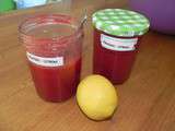 Confiture fraise citron