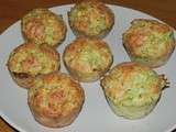 Muffins aux courgettes et au gruyère