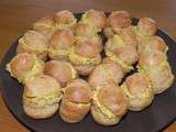 Petits choux au thon curcuma