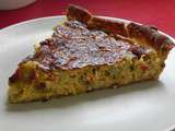 Quiche de légumes au curry