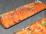 Saumon gravlax à l'érable