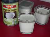 Yaourt au lait de coco