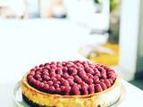 Cheesecake aux framboises