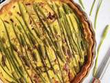 Quiche aux asperges des bois