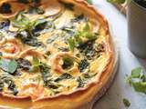 Quiche Riccota, chèvre et jeunes pousses d’épinard