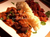 Agneau Au Curry Et Haricots Rouges-Rogan Josh Rajma