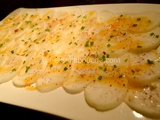 Carpaccio De Radis Blanc