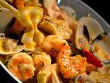 Cassolette de Crevettes et de Coquillages