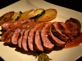 Magret De Canard Courgettes Et Pommes De Terre À La Plancha