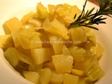 Poireaux Et Pommes De Terre Compotés Au Romarin