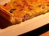 Quiche Fine au Basilic, Lardons & Oignons