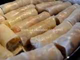 Rouleaux De Printemps Au Saumon Et Aux Crevettes