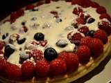 Tarte Framboises & Groseilles Crème de Mascarpone